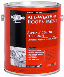 BLACK JACK ROOF CEMENT ALL WEATHER ASPHALT CEMENT 3.6 QUART