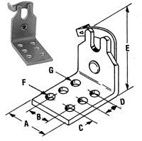 MOUNTING CLIP ASSEMBLY SINGLE SYSTEM