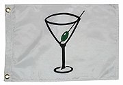 FLAG COCKTAIL DESIGN NYLON 12"x18"