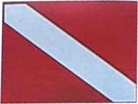 STICKER U.S. DIVE FLAG