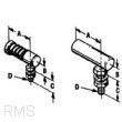 TELEFLEX BALL JOINT CONTROL 6O SER STUD 7/8" X 5/16-24