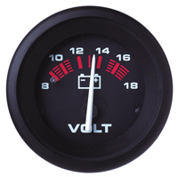 TELEFLEX VOLTMETER GAUGE AMEGA SERIES  8-18 VDC AMEGA SERIES