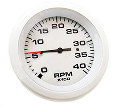 TELEFLEX TACHOMETER GAUGE ELECTRIC ARCTIC SERIES DIESEL 4,000 RPM