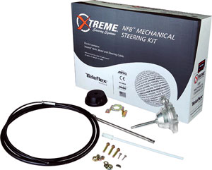 SEASTAR TELEFLEX STEERING SYSTEM XTREME NO FEED BACK ROTARY 17' LENGTH