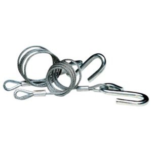 TRAILER HITCH SAFETY CABLE CLASS 2 GALVANIZED  3500LB