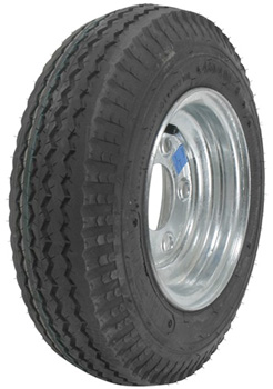 TIRE & RIM 4.80 X 8C 5 LUG GALVANIZED