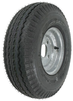 TIRE & RIM 5.70 X 8B 4 LUG GALVANIZED