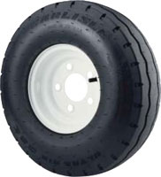 TIRE & RIM 5.30 X 12B 4 LUG PAINTED