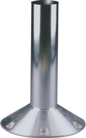 TODD PEDESTAL BRUSHED ALUMINUM 15" X 2-7/8" OD