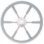 VETUS STEERING WHEEL 17" GREY COVERED S/S 3/4" TAPERED SHAFT