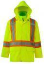 SAFETY JACKET 3IN1 XX-LRG GREEN ANSI APPRVD