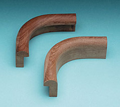 MOLDING TEAK CAP MOLDING 7/8" X 1/2" TRACK X 5'