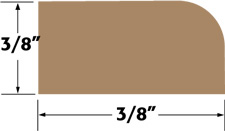 MOLDING TEAK STOP 3/8" X 5'