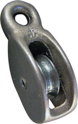 PULLEY ALUM AWNING 3/4" WITH FAST EYE