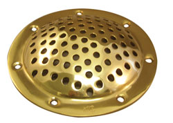 STRAINER BRONZE ROUND 3-1/2" FOR 3/4"-1" THRU HULL