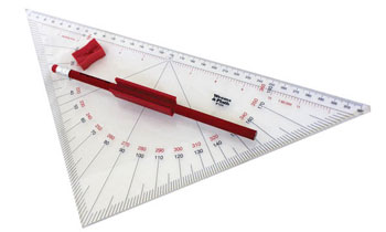 PROFESSIONAL PROTRACTOR TRIANGLE