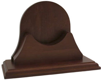 SINGLE WOOD MAHOGANY CLOCK BASE ENDURANCE II