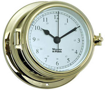 CLOCK ENDURANCE II QUARTZ BRASS FINISH