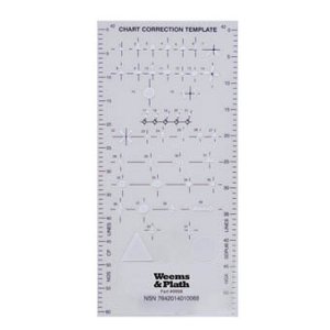 CHART CORRECTION TEMPLATE TRANSPARENT PLASTIC