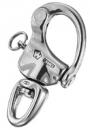 SHACKLE SNAP 2 3/4" W/ SWIVEL EYE S/S WLL 2112#