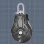 BLOCK SINGLE W/SWIVL SHKL 2.75"SHEAVE MAX LINE 9/16