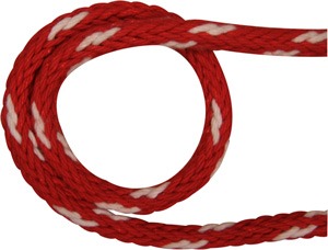 YALE ROPE PHD CRUISER RED WHITE TRACER 1/2" (BY FOOT)