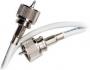 ANCOR 189800 COAXIAL CABLE ASSEMBLY, RG 58CU, TWO ENDS ASSEMBLED, WHITE, 3'
