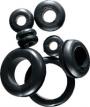 ANCOR 760375 GROMMETS BLACK VINYL 3/8" FLEXIBLE  5/PKG