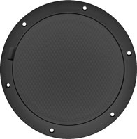 BOMAR DECK PLATE 6" POLYCARBONATE BLACK PRESS IN NON SKID