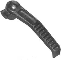 BOMAR LATCH DOG RIGHT BLACK 900 HATCH