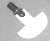 BOMAR HATCH HANDLE REPLACEMENT T-HANDLE STARK WHITE