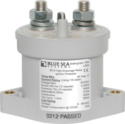 BLUE SEA 9012 SOLENOID SWITCH L-SERIES 450A 12/24V