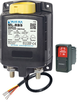 BLUE SEA 7700 SOLENOID ML500A 12V RBS WITH MANUAL CONTROL