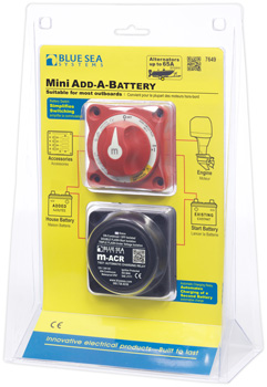 BLUE SEA 7649 MINI ADD A BATTERY KIT ACR & BATTERY SWITCH