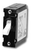 BLUE SEA 7206 A-SERIES WHITE TOGGLE CIRCUIT BREAKER - SINGLE POLE 10A