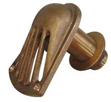 BUCK ALGONQUIN INTAKE STRAINER WEB BASE WITH NUT BRONZE 1/2"