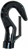 SHOCK CORD HOOK 5/16" ADJUSTABLE PLASTIC BLACK