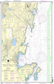CHART WATER RESISTANT CAMDEN, ROCKPORT AND ROCKLAND HARBORS