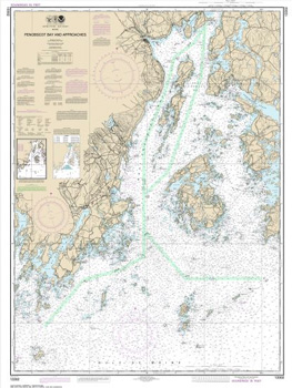 CHART WATER RESISTANT PENOBSCOT BAY& APPROACHES