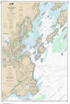 CHART WATER RESISTANT PORTLAND HARBOR VICINITY