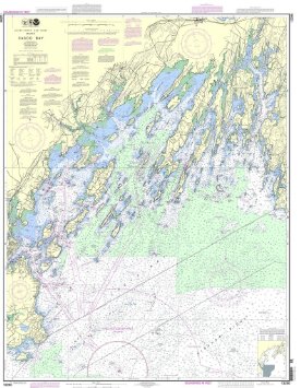 CHART WATER RESISTANT CASCO BAY