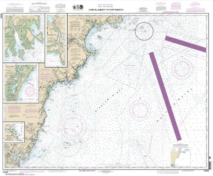 CHART WATER RESISTANT CAPE ELIZABETH TO PORTSMOUTH
