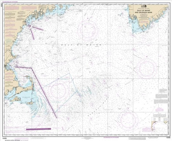 CHART WATER RESISTANT GULF OF MAINE & GEORGES