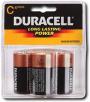 BATTERY ALKALINE C DURACELL 4 PACK MN1400R4Z