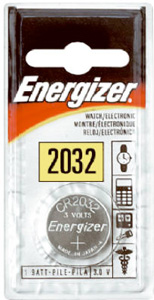 BATTERY ENERGIZER 3V 2032 LITHIUM
