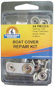 BOAT COVER REPAIR KIT 24 PIECES