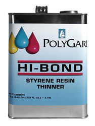 FIBERGLASS RESIN THINNER STYRENE PINT