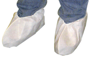 SHOE COVERS FOR COVERALLS ELASTIC TOP ONE SIZE PAIR