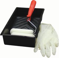 KIT PAINTERS MIGHTY MINI W/TRAY FRAME ROLLER GLOVE