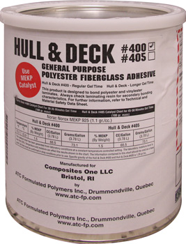 HULL & DECK PUTTY 1 GALLON BUCKET (USE MEKP HARDENER)